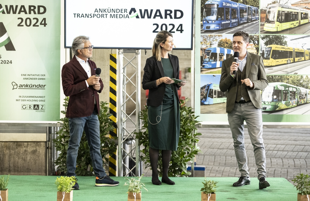 Veranstaltung für Verkehrsmittel Award 2024 in Graz.